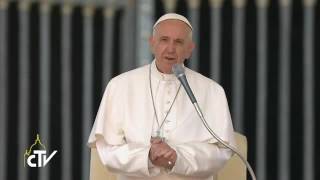 Pope Francis: we must never grow tired of praying