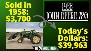 JOHN DEERE 720 Tractor (1958) 10X AUCTION  AuctionTime/TractorHouse