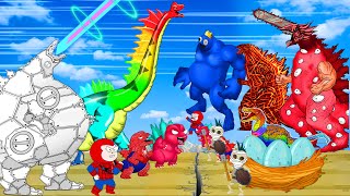 GODZILLAmonarch x Kong Godzilla Tyrannosaurus: Monsterverse Who Win?, EVOLUTION Animation Cartoon