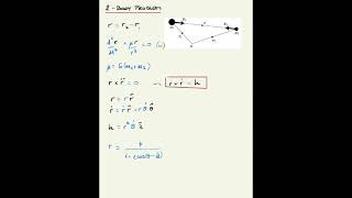 ASTR 506 - Class 1 - Video 2 - Two body problem recap: Angular Momentum