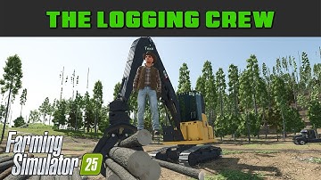 Were Starting A Band! - Logging Crew 10 - Farming Simulator 2025 - FDR Logging