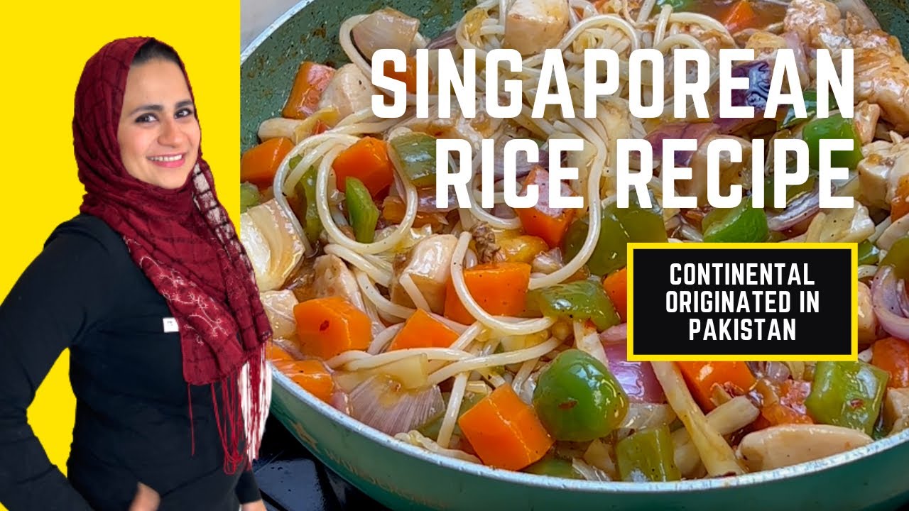 Singaporean Rice Recipe in English A Mouthwatering Continental