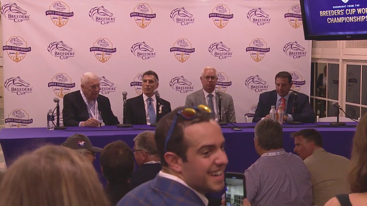 2019 Longines Breeders' Cup Classic Post Race Press Conference - Vino Rosso
