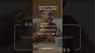 How do you merge two objects | JS Intermediate Question & Answer Playlist | Vional Academy Tech