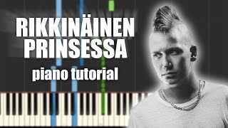 Nikke Ankara - Rikkinäinen Prinsessa | PIANO TUTORIAL