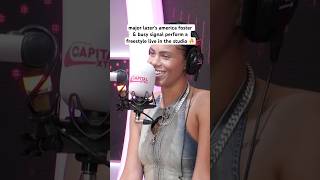 #americafoster &amp; #busysignal bringing the HEAT with this freestyle 🥵 #majorlazer #diplo #freestyle