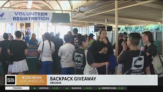 Back-to-school backpack giveaway, health event held in Arcadia