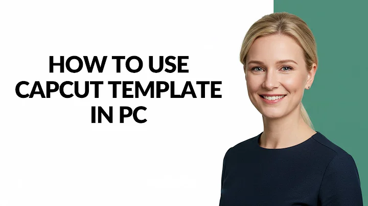 How to Use Capcut Template In Pc - Julia'sTutorials