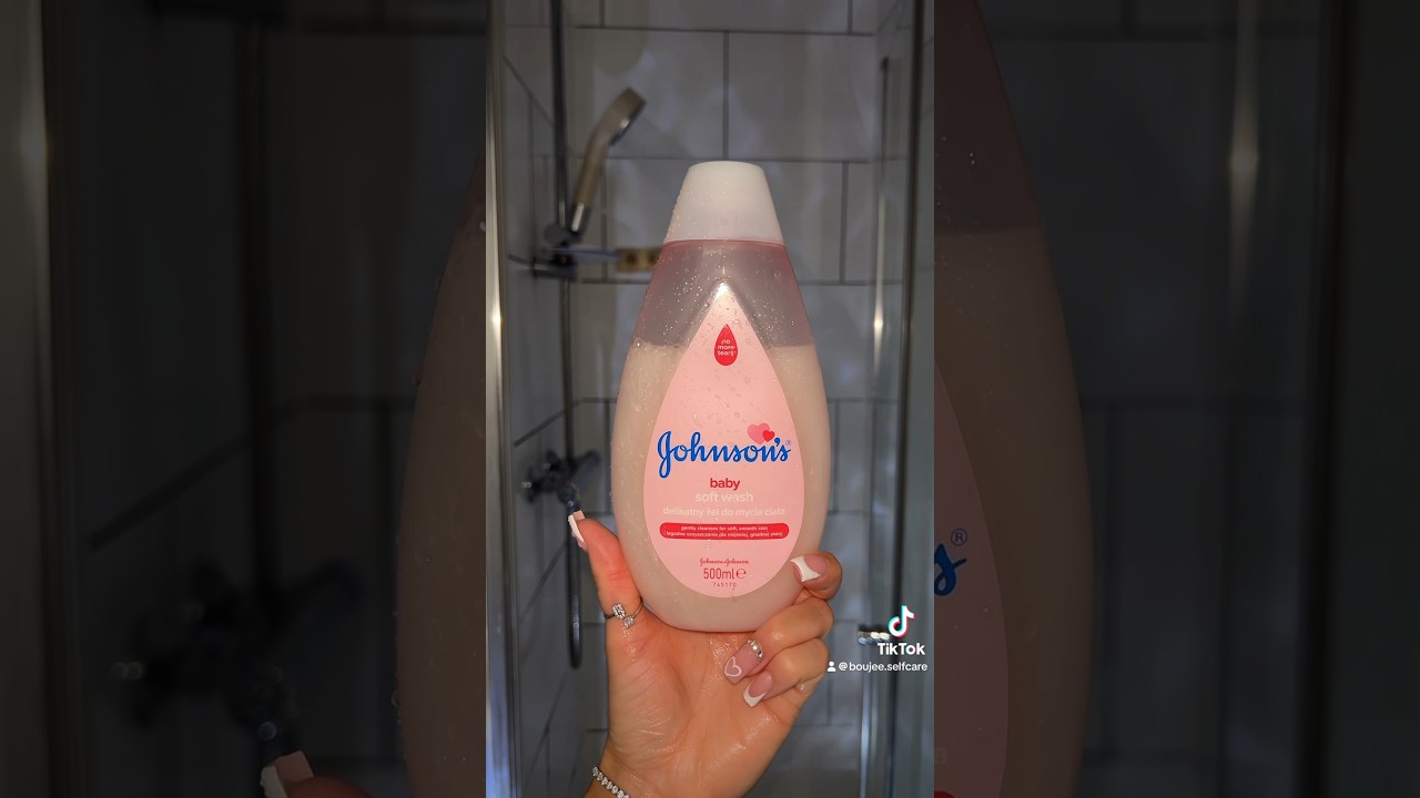 (Powder Fresh Shower Routine)🫧 #powderyscents #johnsonssoap #babypowder #showertok #pinkdove
