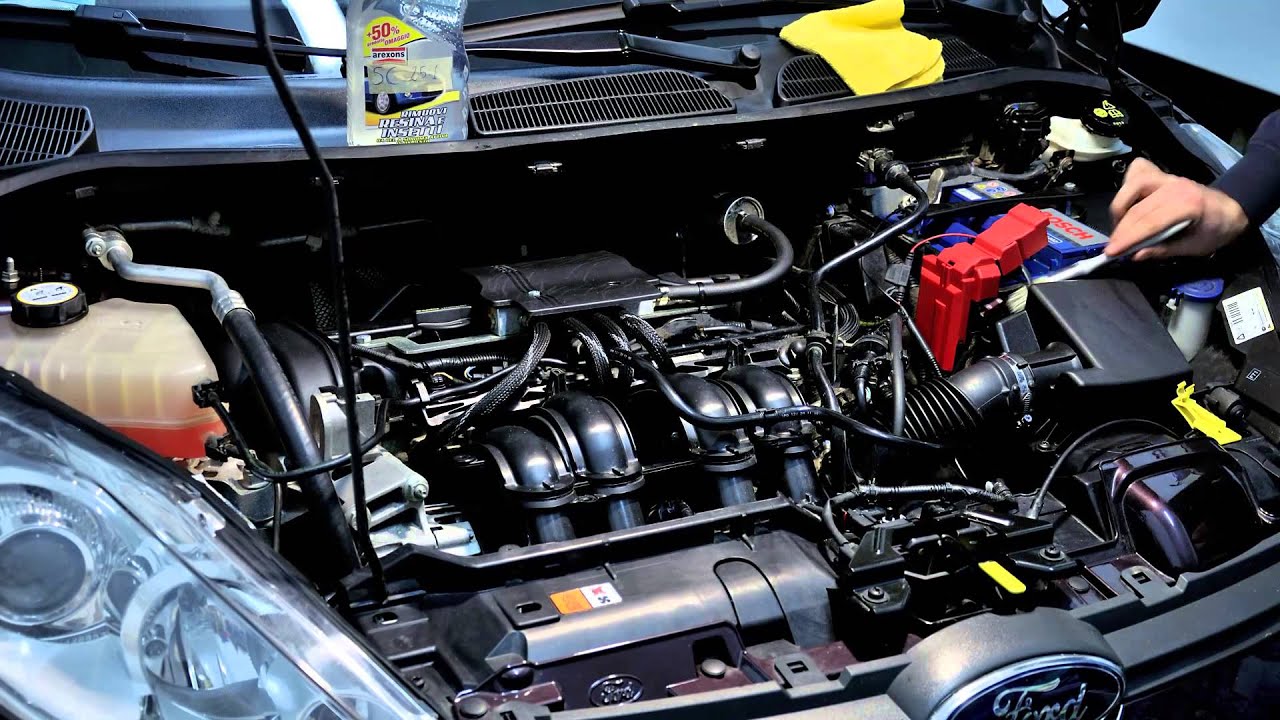 Ford Fiesta Engine Bay Cleaning - YouTube