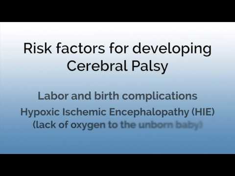 Causes and Risk Factors for Cerebral Palsy