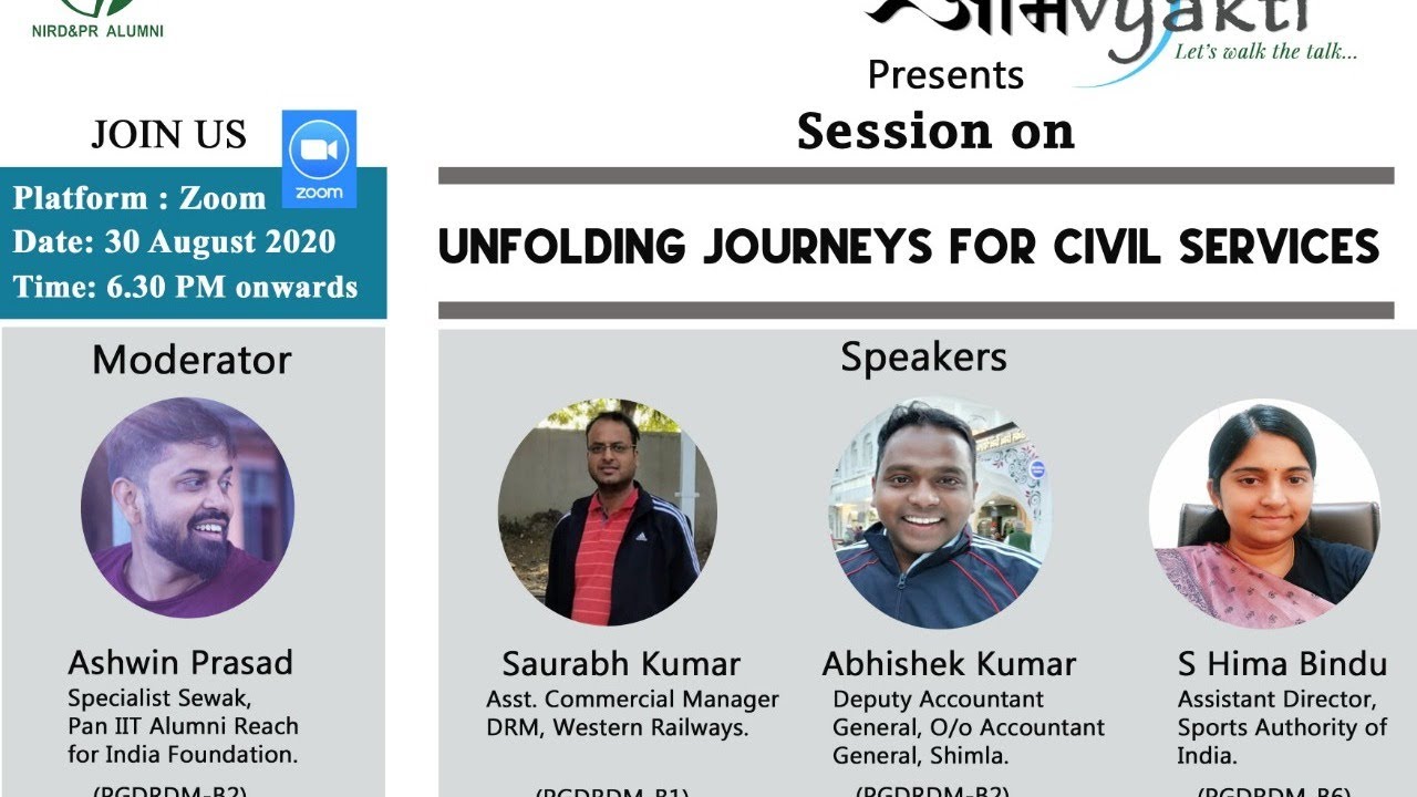 Abhivyakti NIRD&PR Let's walk the talk Live Stream