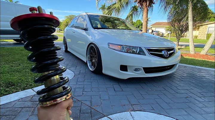 NEW COILOVERS FOR THE TSX!!