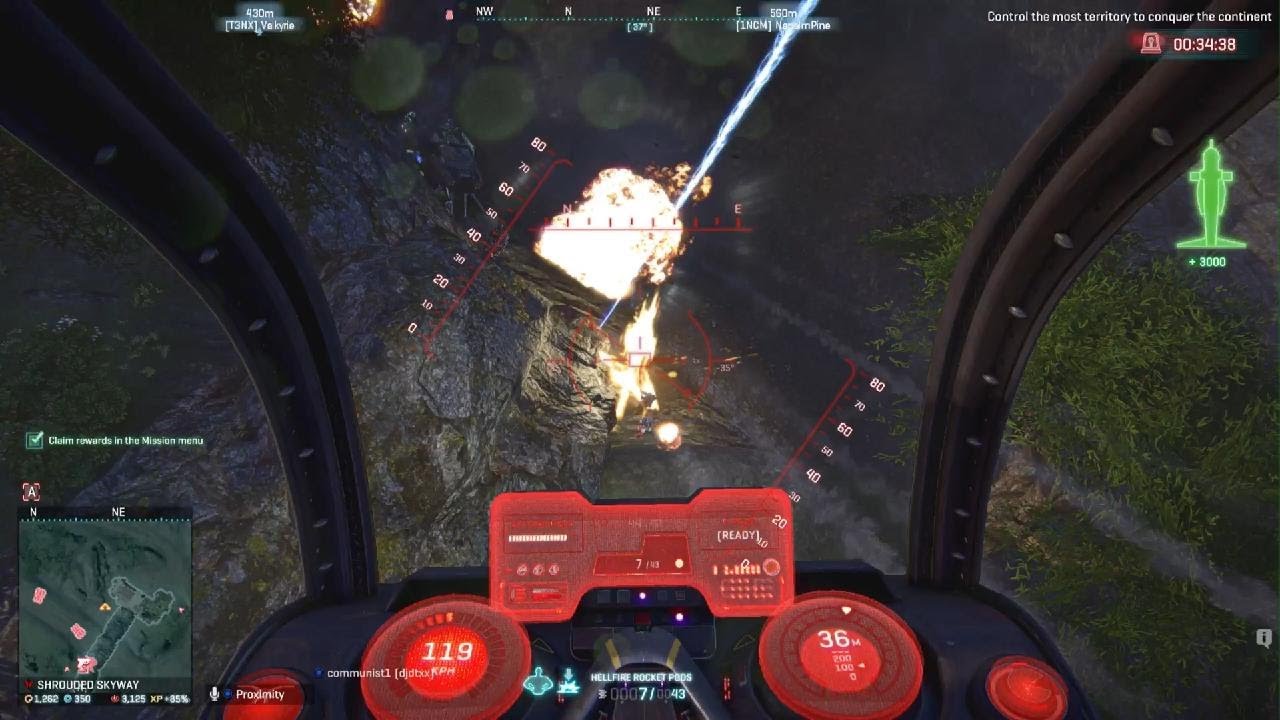 PlanetSide 2 - (233) TR assault on NC and Air support at the end
