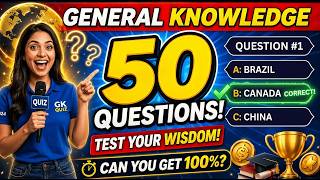 General Knowledge Trivia Quiz! | 50 Questions Everyone Can Answer – Can You?
