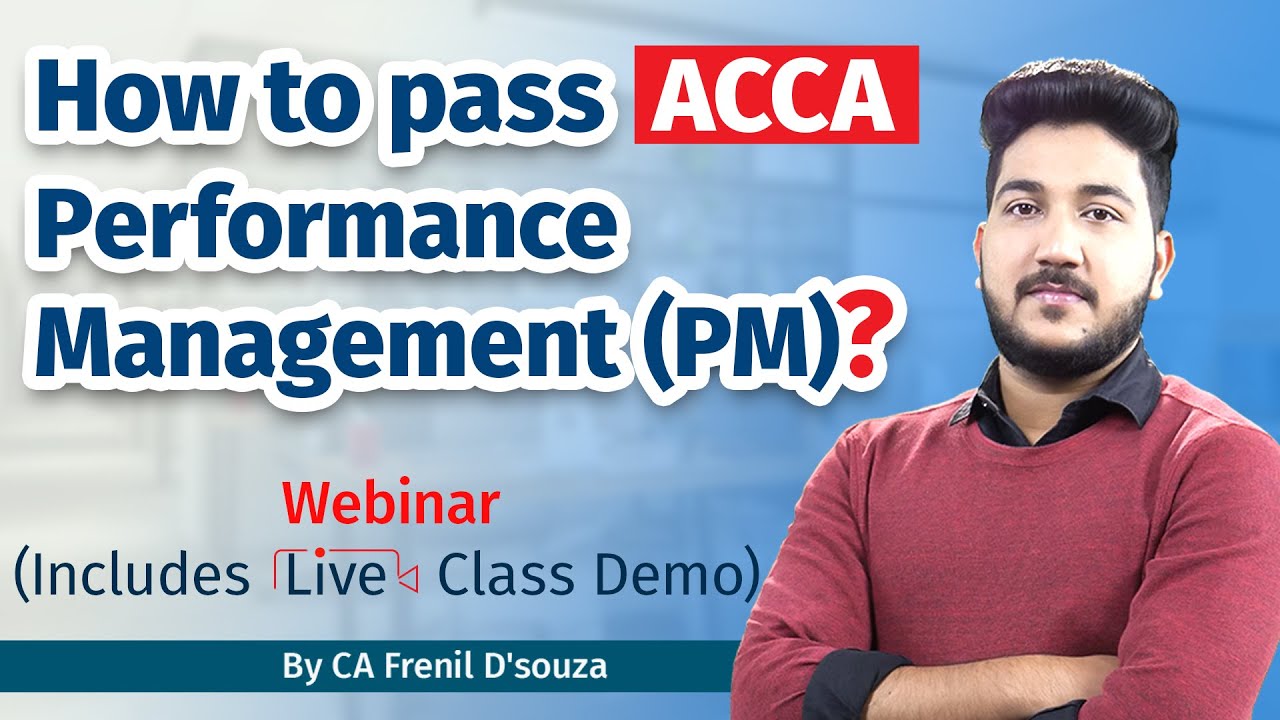 How to pass Performance Management? I ACCA I Skill Level I CA Frenil D ...