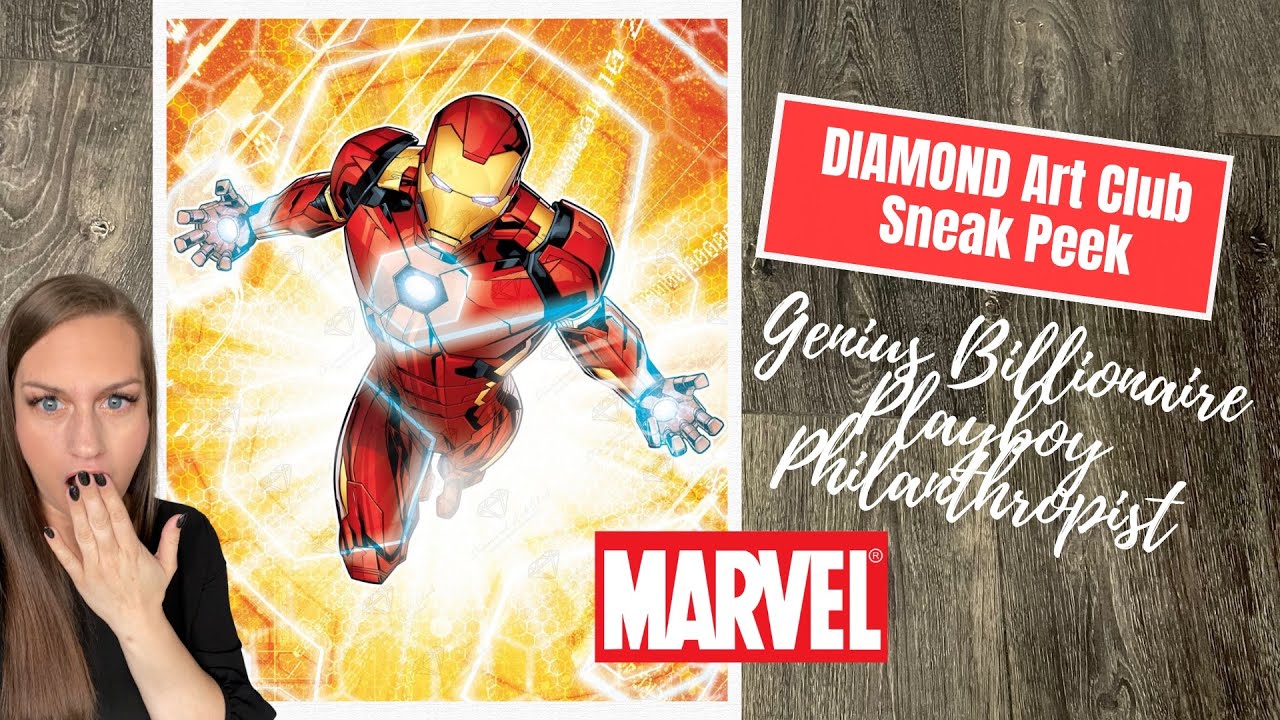 Diamond Art Club & Marvel™️ Release!!! Sneak Peek of Genius Billionaire  Playboy Philanthropist 