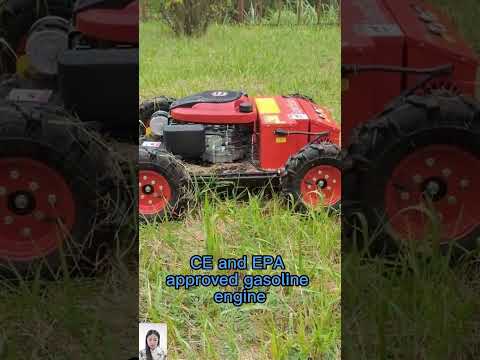 China made remote control brush mower low price for sale, chinese best remote brush cutter