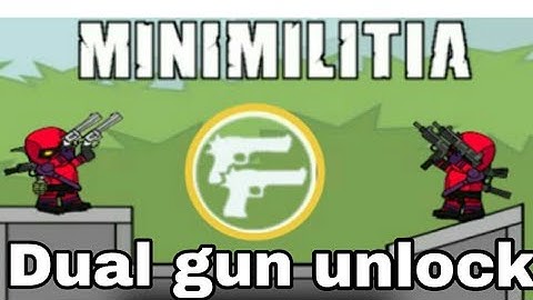 How to unlock mini militia dual gun unlock / mini militia dual gun unlock kare
