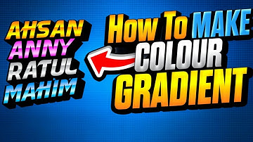 Pixellab Gradient Text || Gradient Tutorial On Pixellab