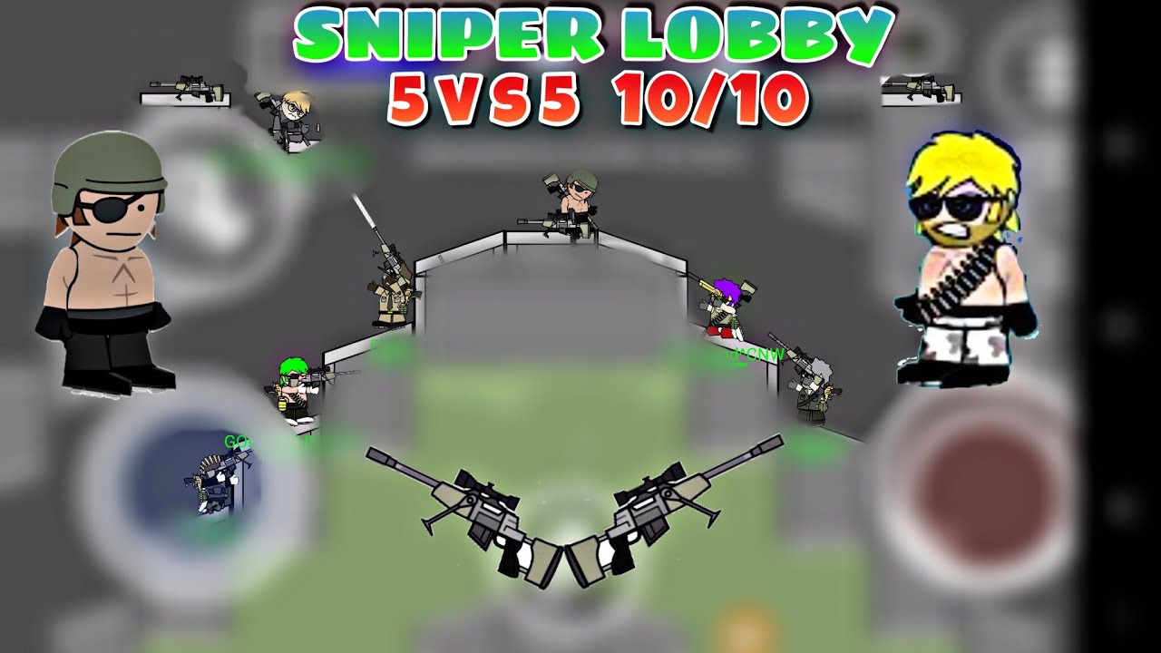 Mini Militia 5vs5 Sniper MOD!! CrossFire | IT GETS INTENSE ... - 