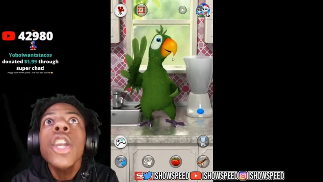 IShowSpeed plays Talking Pierre (FULL VOD)