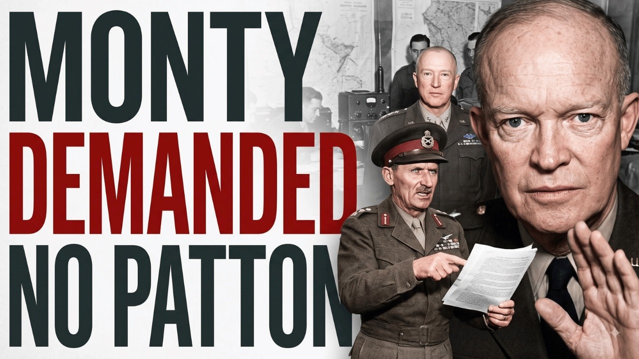 Eisenhower Refused When Montgomery Demanded Patton Be Removed After the Rhine Crossing