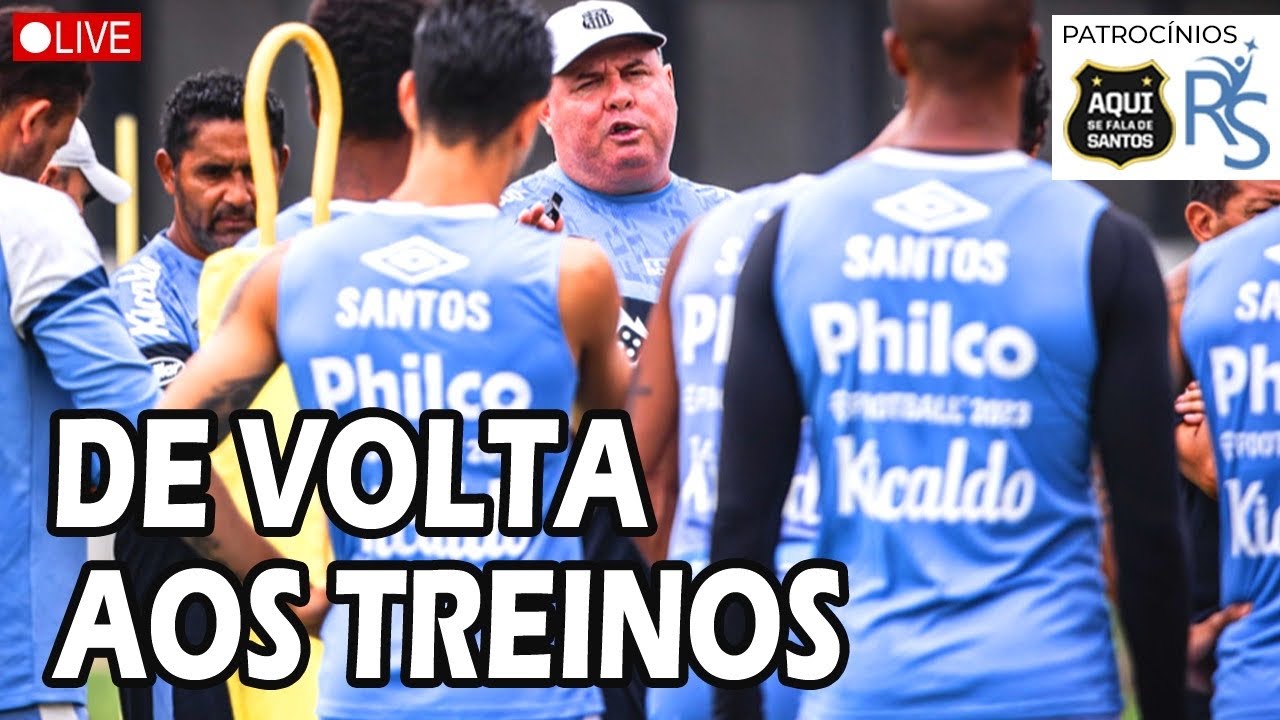 Santos volta aos treinos nesta quarta-feira visando o clássico - YouTube