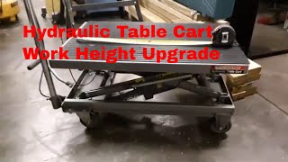 DIY / Upgrading a 500 lbs. Capacity Pittsburgh Hydraulic Table Cart...