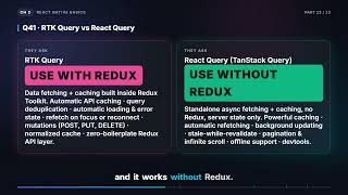 RTK Query vs React Query & Refs in React Native | React Native Interview (2.13)