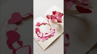 CRAZY Easy 3D Heart Pop-Up Card (DIY in 5 Mins!)