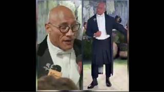 Dwayne In A Skirt