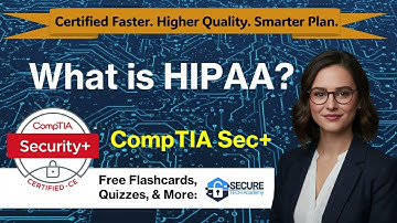 🩺 HIPAA Explained for Cybersecurity and Health Data Compliance | GRC Course 2 | CompTIA Security+