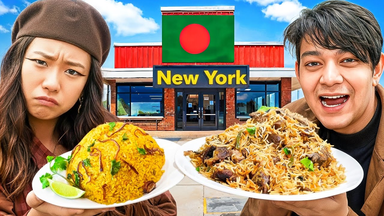 Making a New Yorker Try Bangla food - Ep 2 🇺🇸