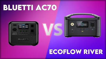 Bluetti AC70 vs EcoFlow River Technical Comparison
