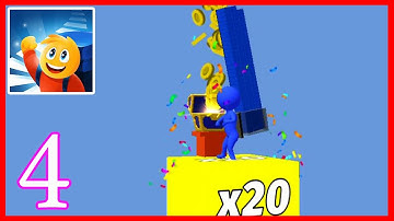 Stair Run - Gameplay Walkthrough Part 4 - All Levels 76-100 (Android,iOS)