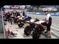 First bikes of the day get ready to go on track at Mazda Raceway Laguna Seca #motogp #lagunaseca