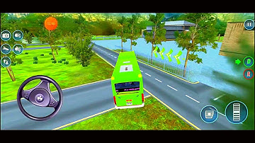 Offroad Bus Game| Bus Driving Simulator Game| 3D Bus Game| Gameplay