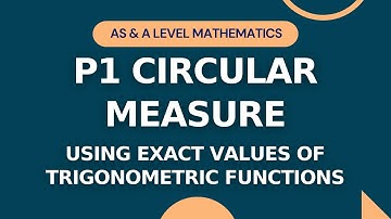 P2 Circular Measure Pt 2 | Using Exact Values of Trig Functions | AS/A level Math | O-level Add Math