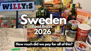 Food Prices in Sweden 💰 This Shocked Us 🤯 How Much for Groceries 🇸🇪 April 2026