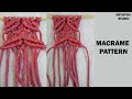Macrame Pattern Tutorial | Macrame Pattern Ideas | Basic Macrame Knots.