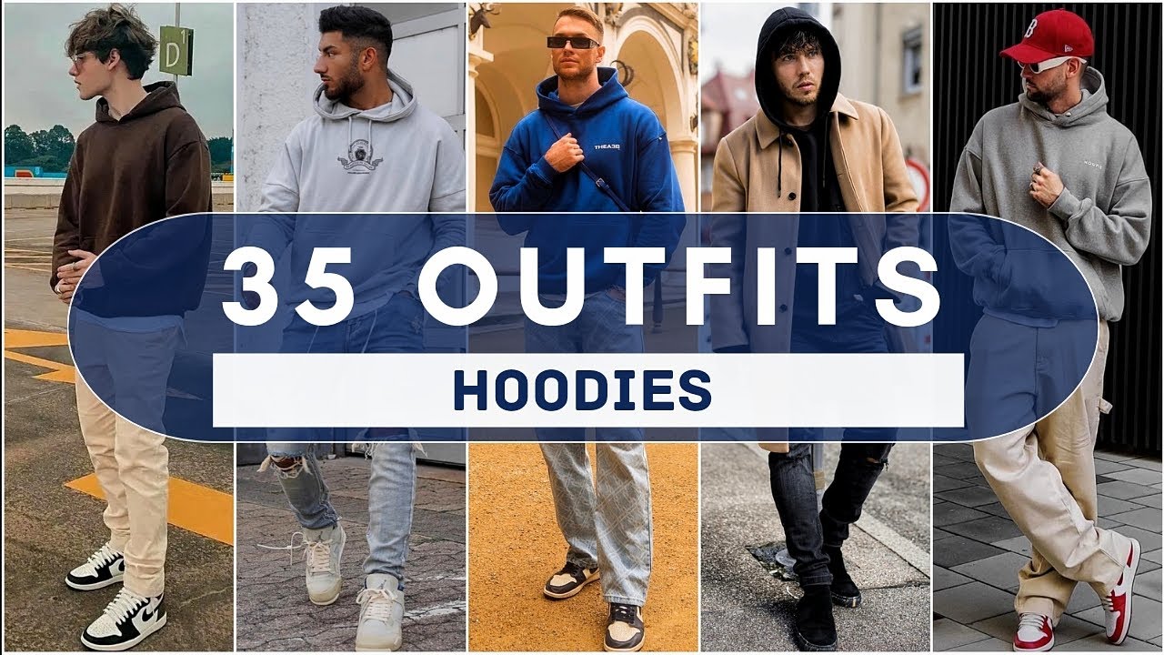 35 Hoodie Outfit Ideas for Men 2022, HOODIES, FALL 2022