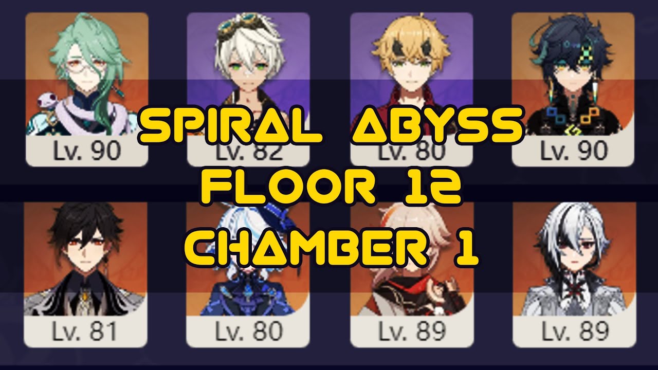 Genshin Impact 5.1 Spiral Abyss Floor 12 Chamber 1