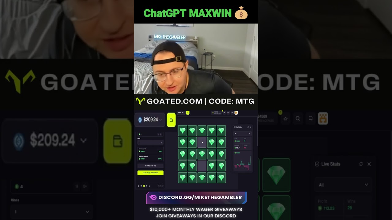 I Let ChatGPT Pick Mines Tiles & Got a MAX WIN! 