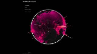 [Three.js] Simulate World Population - Optimized and animated 3D globe screenshot 4