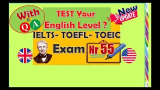 Exam#55, CHECK Your English Listening Level, Free IELTS/TOEFL/TOEIC iBT Test #ielts #toefl #toeic screenshot 3