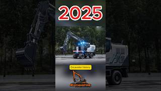 Excavator evolution video 🔥 (1930-2026)|🏗️construction working to high-tech power #shorts #excavator