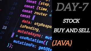 Day 7|Stock Buy and Sell – Multiple Transaction Allowed |#gfg160 days coding Problem|#java |#coding