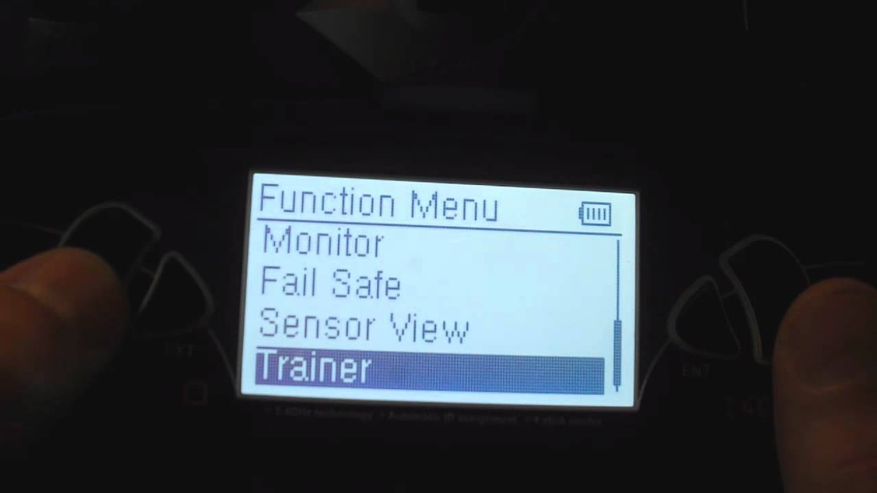 Walkera Devo 10 - Menu Options in General