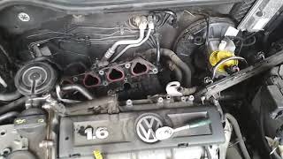 ТЕЧЬ антифриза на VW Polo 1.6